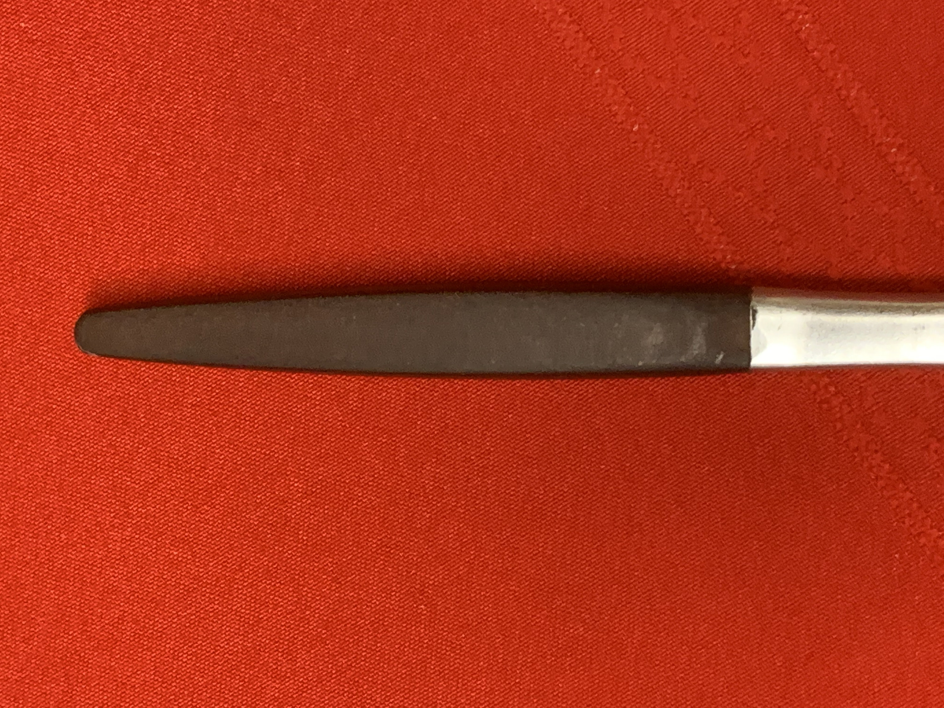 Dining & Serving 1 pyramid mid century modern wood handle dinner knife ...