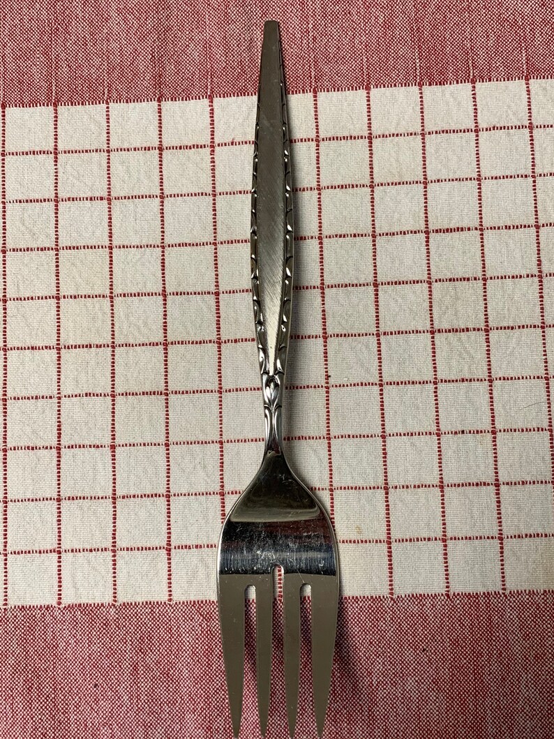 Oneida Community Stainless Steel Cold Meat Fork Etsy
