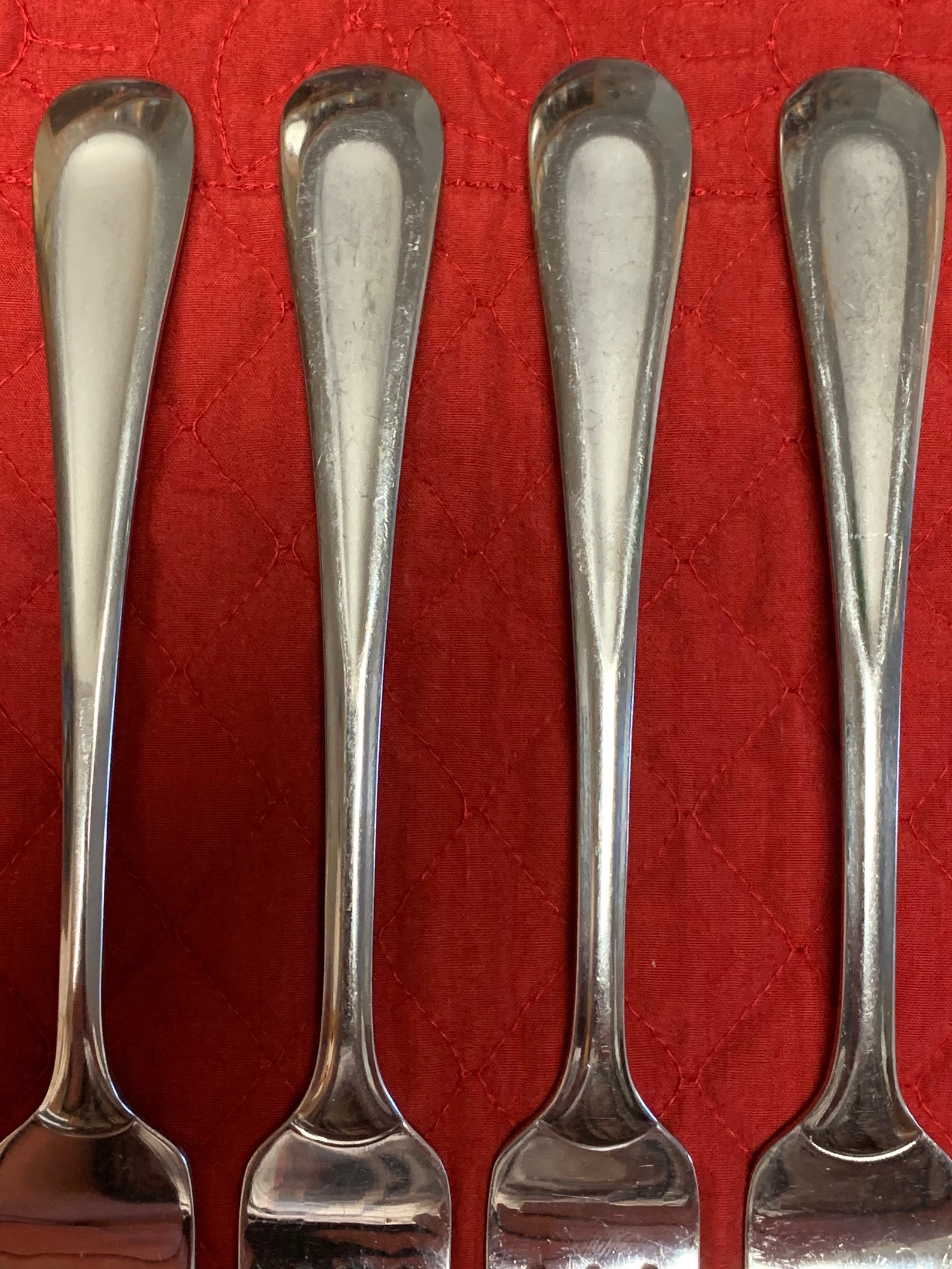 Set of 4 Oneida Satin Sand Dune Stainless Steel Dinner Forks Etsy