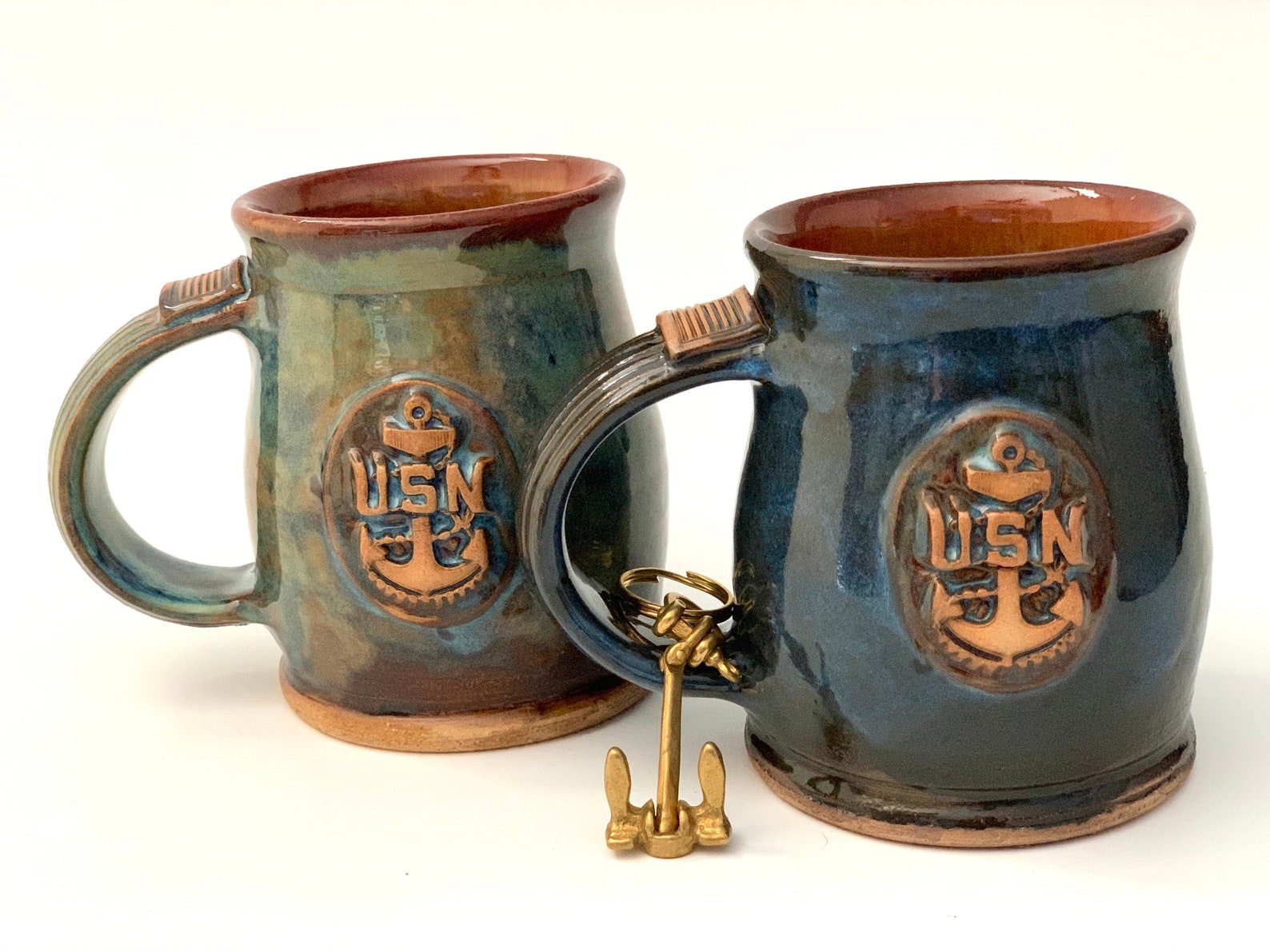 PREORDER Navy Chief Military Mug CPO Handcrafted Pottery Etsy