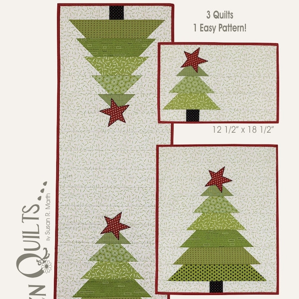 Pine Tree Quilt Pattern Etsy