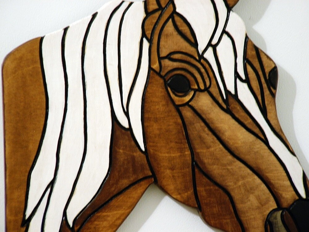 Horse Wood Sculpture Rustic Wall Art Wooden Animal Wall Etsy