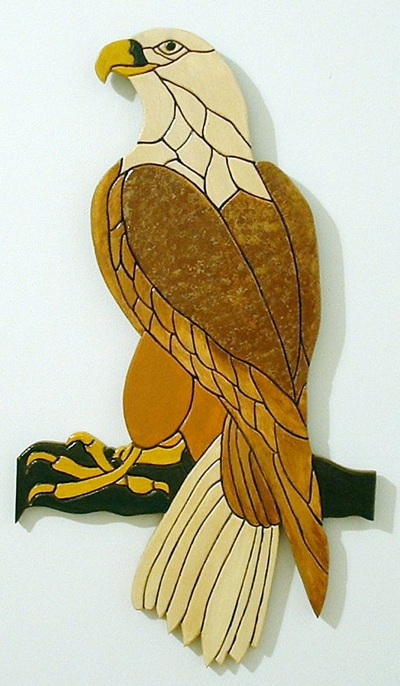 Bald Eagle Wood Wall Art Home Decor Wall Hanging Etsy