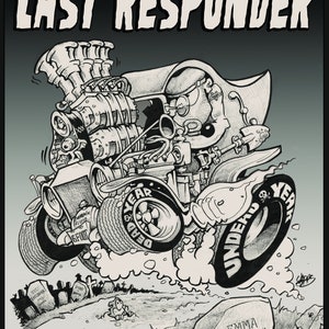 Last Responder Hot Rod Art Print