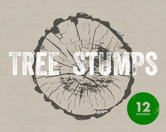 12 Large Tree Stump Textures