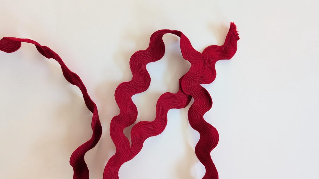 Jumbo Ric Rac Red Sewing Trims BTY Quilting Wavy Ribbon 0523 - Etsy