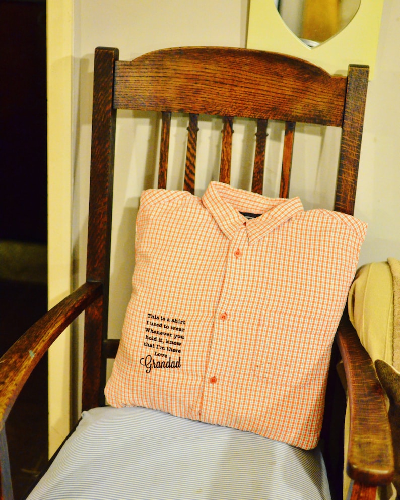 grandad memory cushion