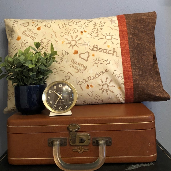Beach Pillow Case Etsy