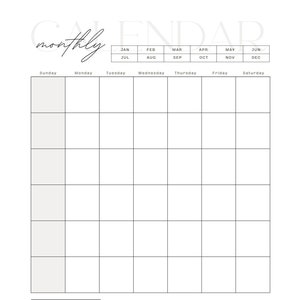 Monatliches Essensplanungs Kit PDF sofort-Download