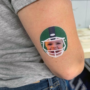 Temporary Birthday Tattoo, Custom Face Tattoo, Personalized Temporary Tattoo, Birthday Party Favor, Birthday Face Tattoo, Kids Party Favor