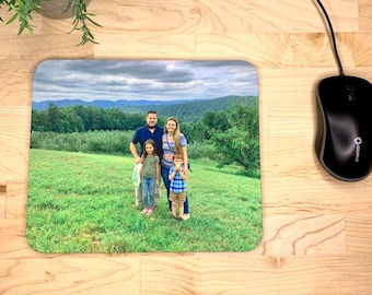 Custom Mouse Pad, Personalized Mouse Pad, Personalized Photo Mouse Pad, Photo Mouse Pad, Desk Accessories, Customized Mousepad
