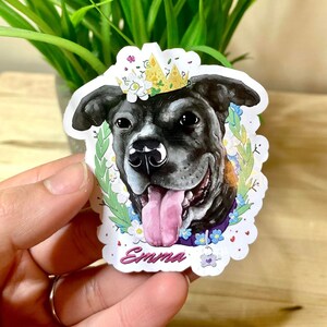 Custom Face Stickers, Personalized Stickers, Custom Party Favors, Dog Party Favors, Photo Stickers, Custom Waterproof Stickers, Dog Wedding