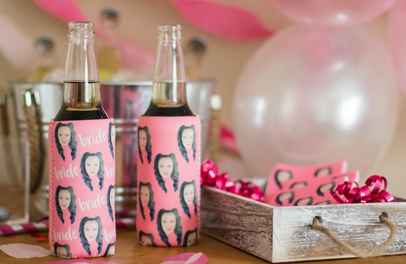 Personalized Insulated Can cooler, bachelorette party favors, bachelorette gifts, bachelorette can coolers coolers, Let's Get Wrecked image 3