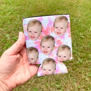 Personalized Insulated Can cooler, funny photo can cooler, personalized photo gifts, custom picture can cooler, custom birthday party favors