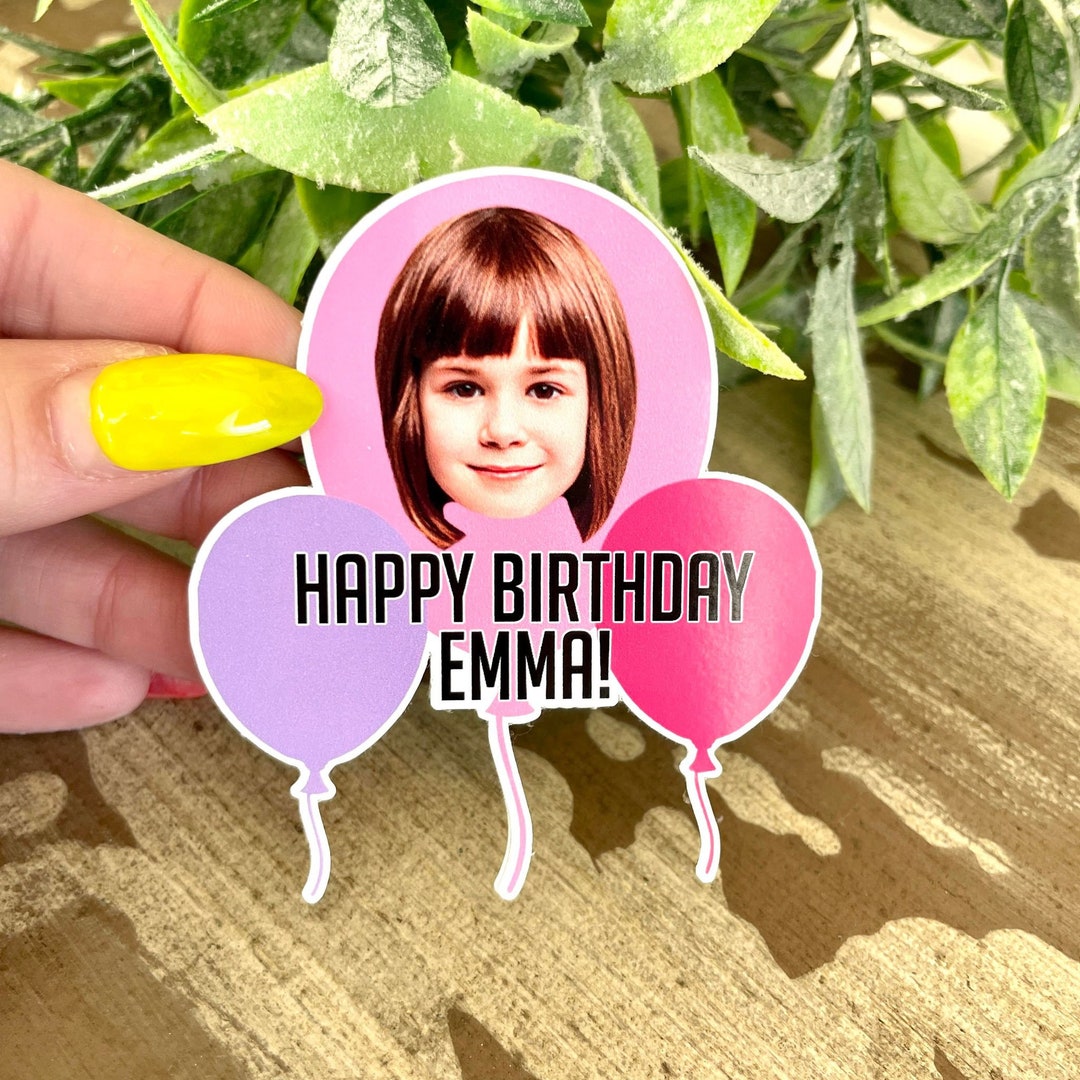 Custom Birthday Stickers, Personalized Stickers, Custom Party Favors