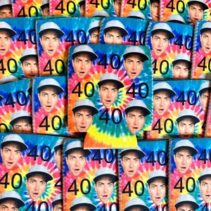 40th Birthday Favors for Adults, 40th Birthday Decorations, Custom Can Cooler with Photo, 40th Birthday Gift for Men, Funny Birthday Favor