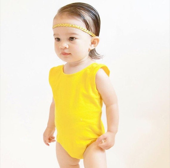 Items similar to 12 month Yellow Leotard, Gymnastics Leotard, Dance