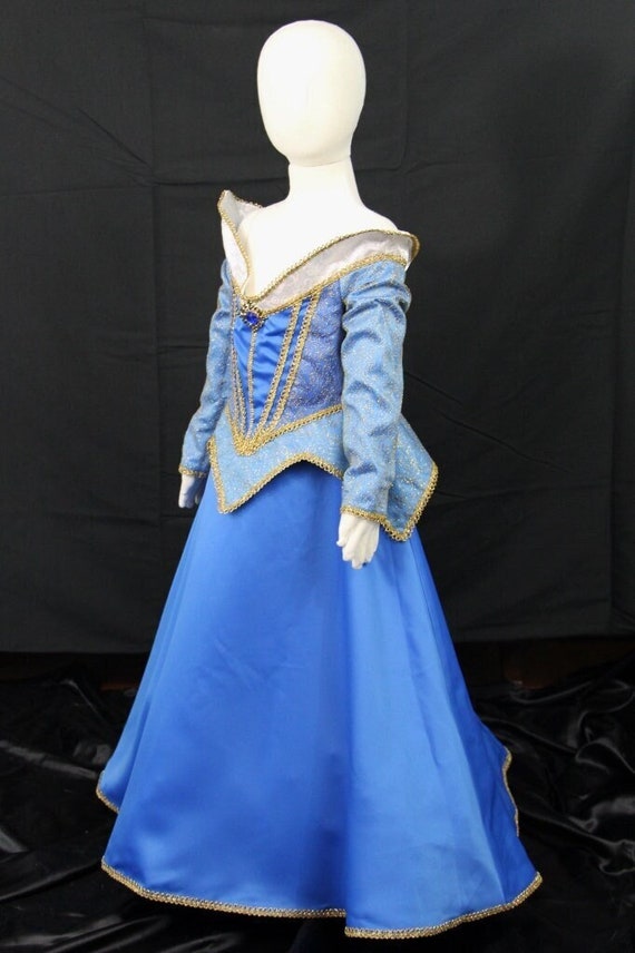 Robe Princesse Aurore Bleue