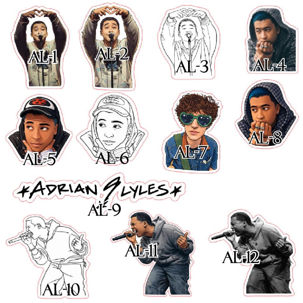 Adrian Fan Girl Stickers Decal - Etsy