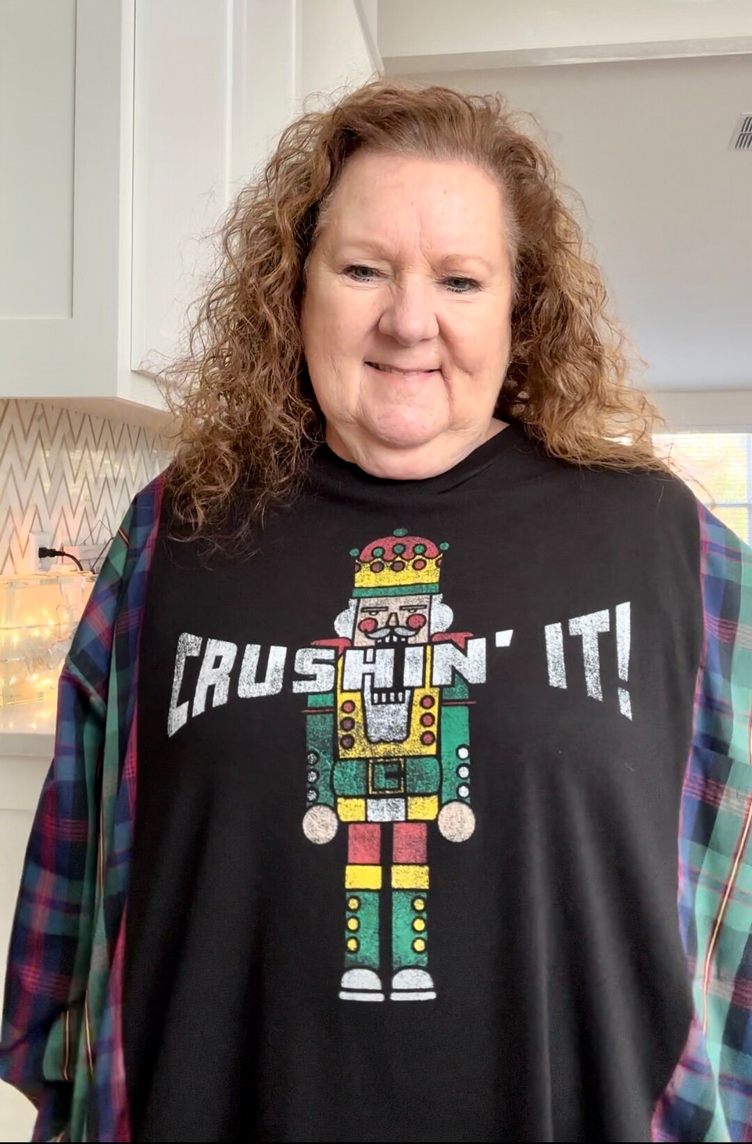 Crushin It Nutcracker Tshirt Rework Etsy