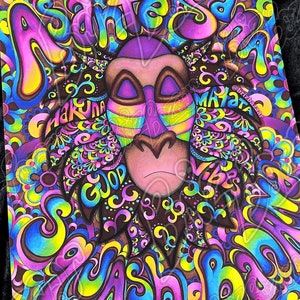 Art Print of Rafiki Vibes / Rafiki Art / Boho Art / Hakuna Matata