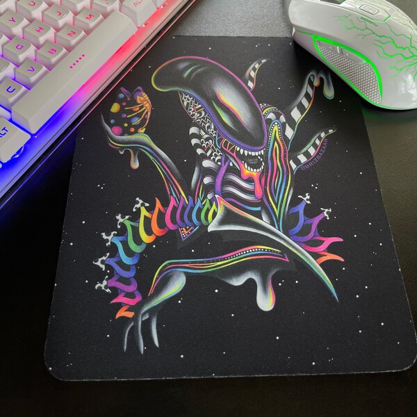 Xenomorph Mousepad Etsy UK