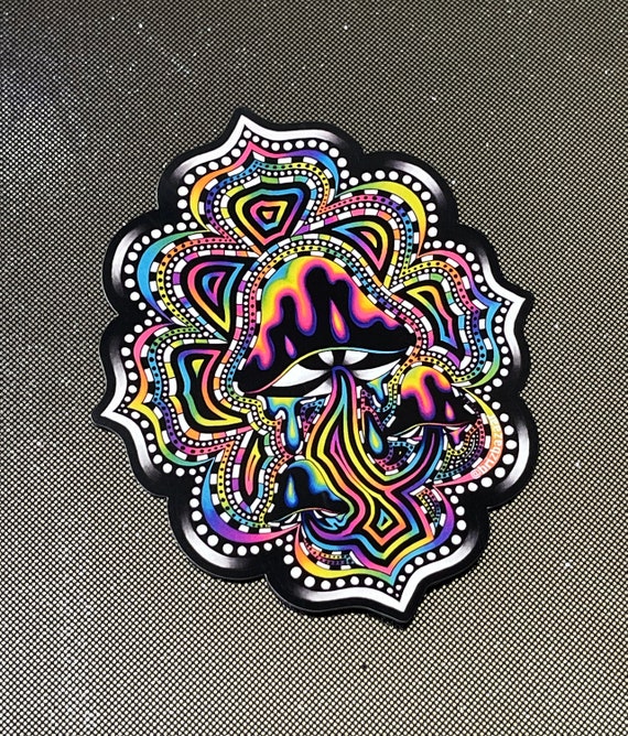 Magnet of Shroomz /// Mushroom Magnet/ Psychedelic Mushroom / Psychedelic  Magnet / Trippy Mushroom Magnet -  Canada