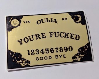 Ouija Snarky Sticker