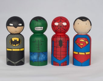 spider man peg doll
