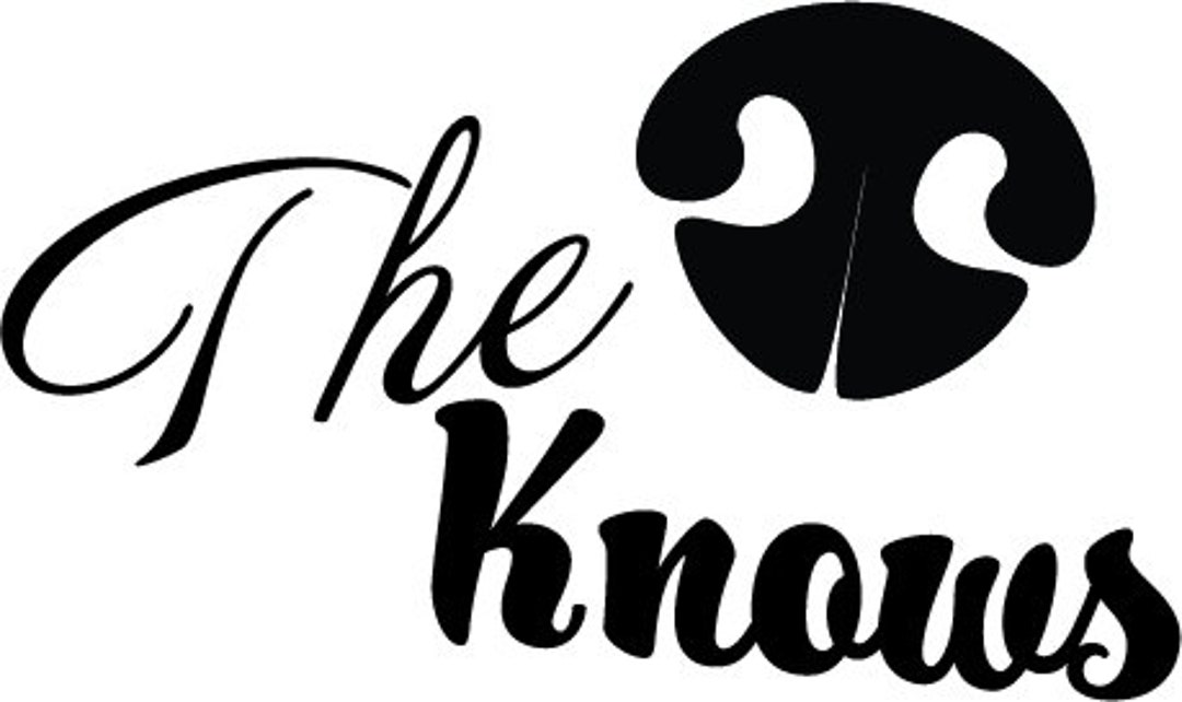 The Nose, Knows Scent Work/nose Work Vinyl Window Decal the Black in