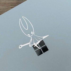Hollow Knight Sitting Hornet Vinyl Decal