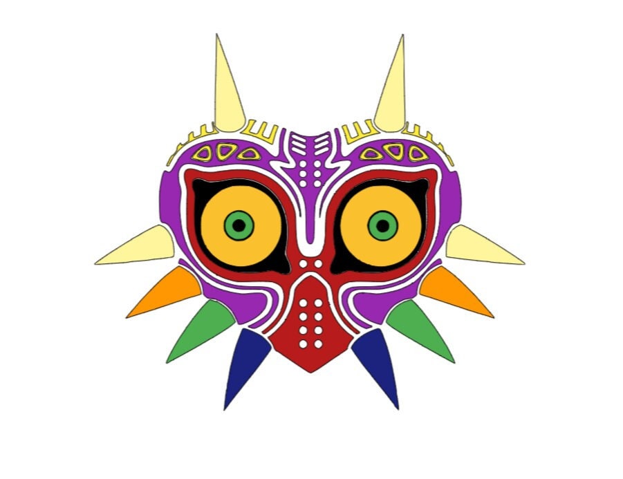 Legend of Zelda Majora's Mask Sticker - Hype Graphics