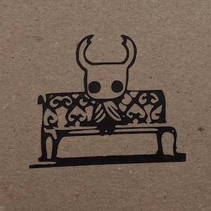 Hollow Knight Bench Vinyl Decal