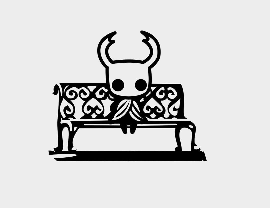 Hollow Knight Bench Vinyl Decal - Etsy