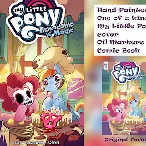 My Little Pony Friendship is Magic Comic 72 One-of-a-kind Painted