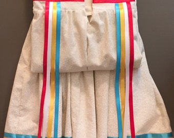 Cherokee Tear Dress - 2 Piece Ribbon Shirt  & Matching Skirt