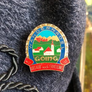 Vintage Real Austrian Alpine Austrian German Hat Pin - Going P32