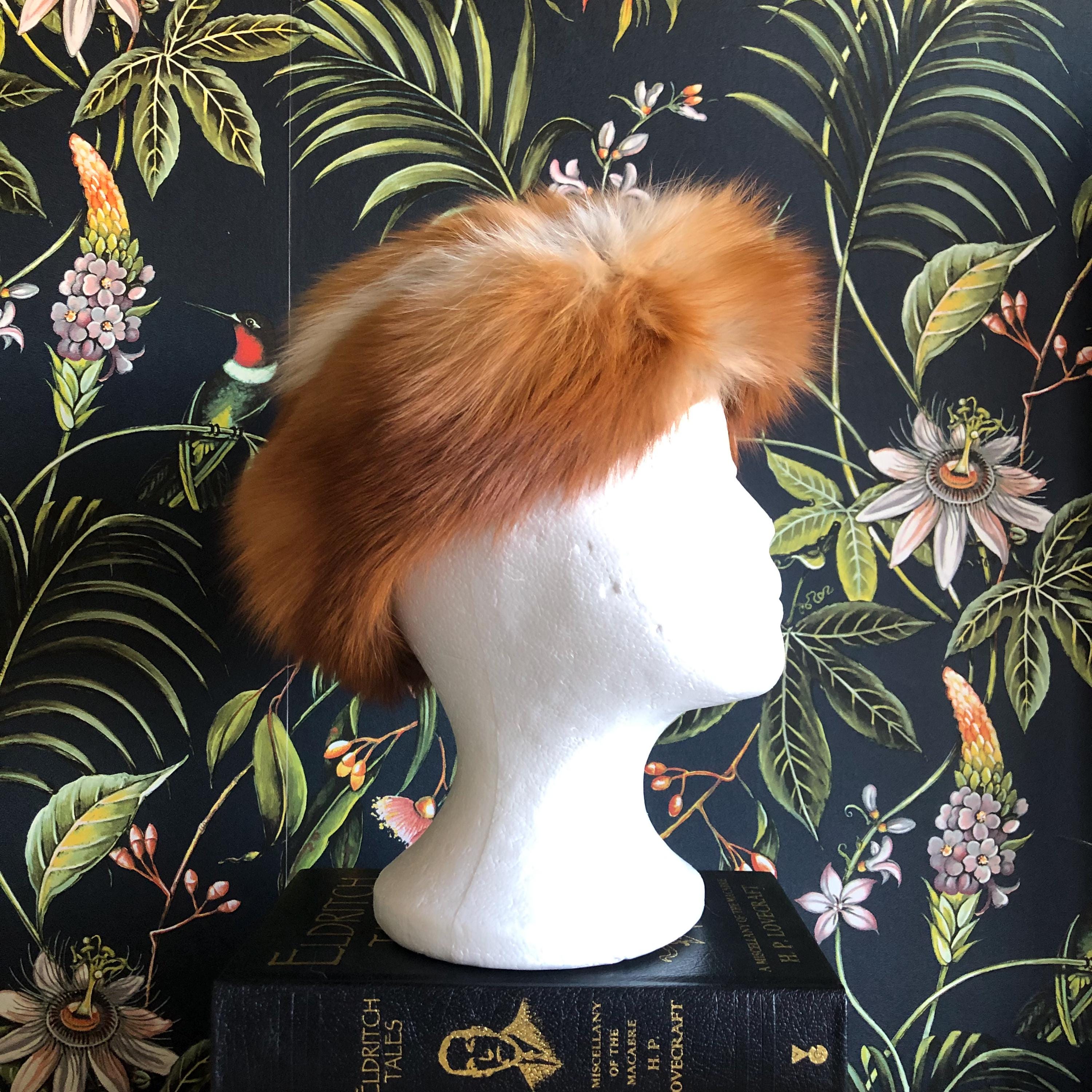 VINTAGE FOX RUSSIAN STYLE WOMENS HAT !  In beautiful condition !!! Vintage Fur Hat Russian Fox - Etsy main image 4
