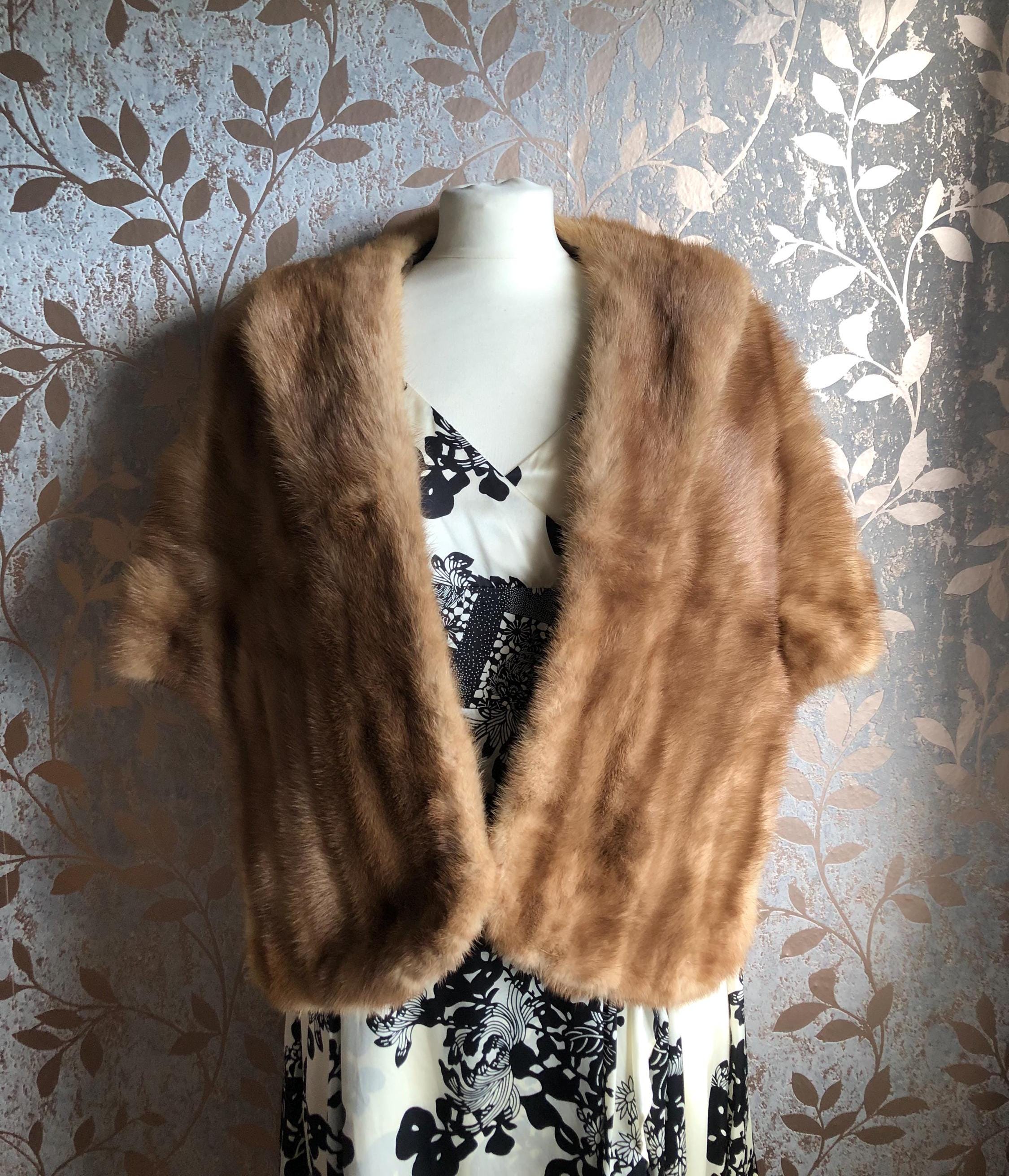 Vintage Itailian mid 60\'s designer fur cap and stole 60s Italian Fur Hat - Etsy main image 3