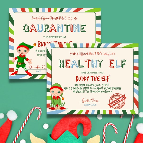 Quarantine Certificate - Etsy