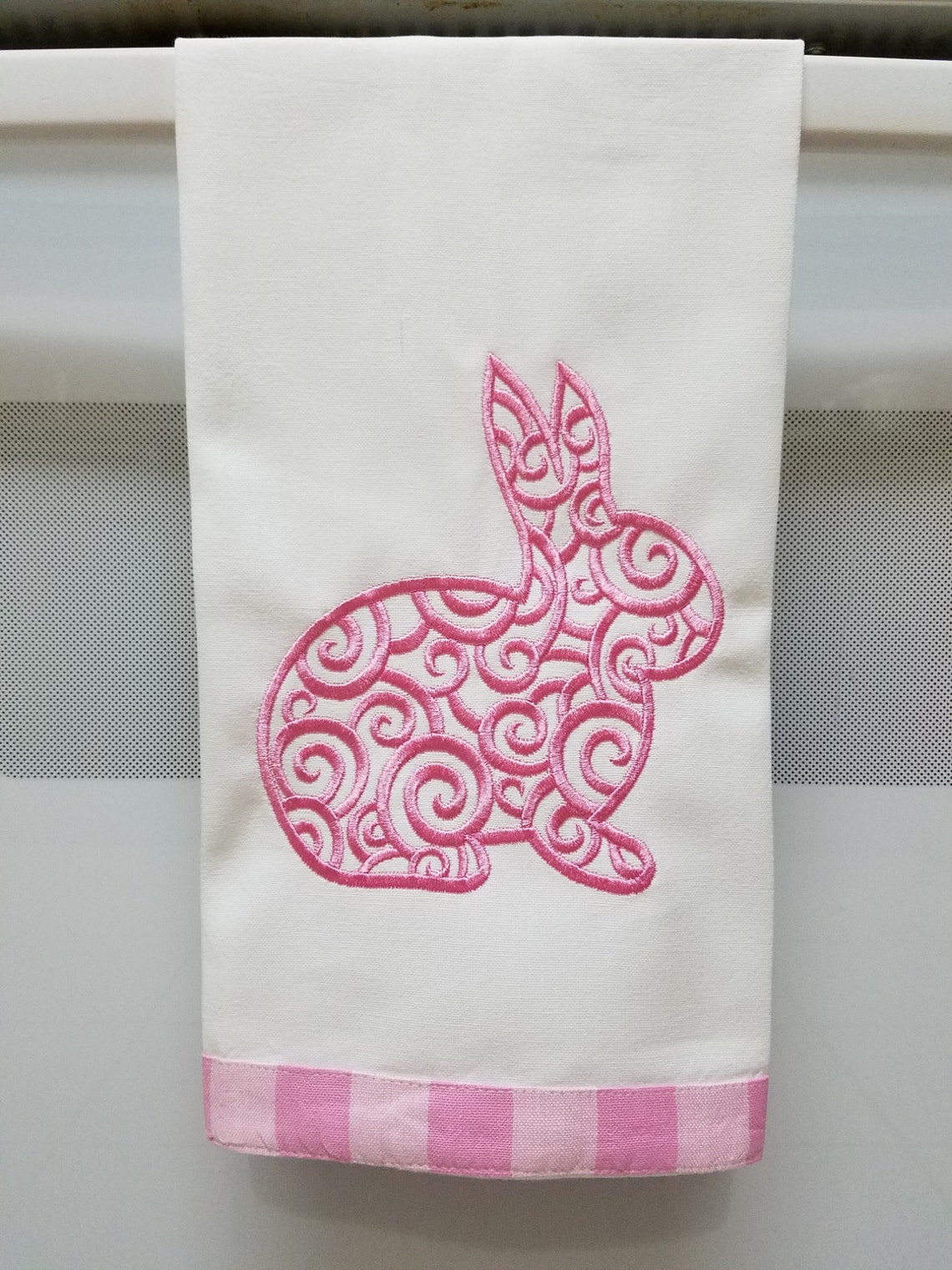 Embroidered easter rabbitrabbitembroidered easter  etsy Embroidered easter rabbitrabbitembroidered easter  etsy