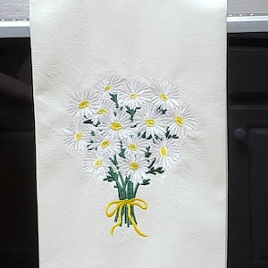 Embroidered kitchen towel, Tea Towel – Julie Butler Creations