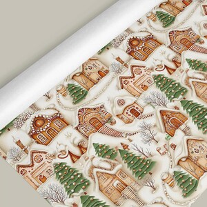 Holiday Gift Wrap: Gingerbread House & Christmas Tree