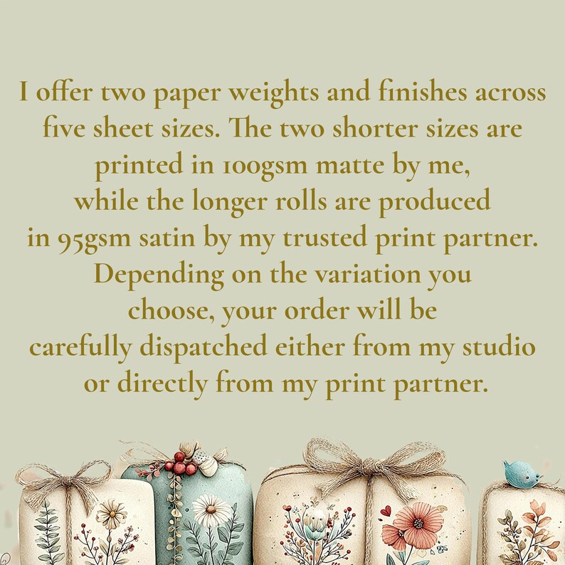 Nature-Inspired Book Display with Mushrooms and Flowers on Wrapping Paper image 10