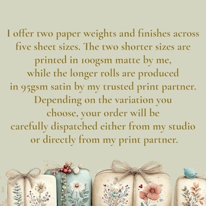 Elegant Oriental Blue and Grey Chinoiserie Wrapping Paper for Luxurious Gift Packaging image 9