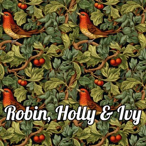 Nature-inspired Holiday Wrapping Paper: Holly, Ivy, and Robin Pattern, FSC Certified 100gsm Matte Paper for traditional Xmas Gifts image 7