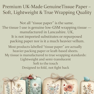 Custom Printed Tissue Wrapping Paper, Your Logo, Name and Message, Wrapping Paper Packaging, Personalised Tissue Wrapping, Print On image 4