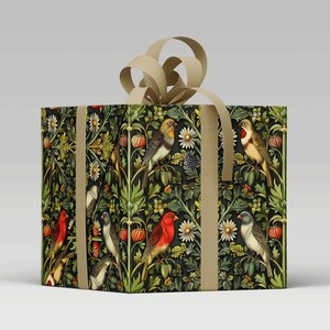 Four Calling Birds: Elegant Christmas Gift Wrap