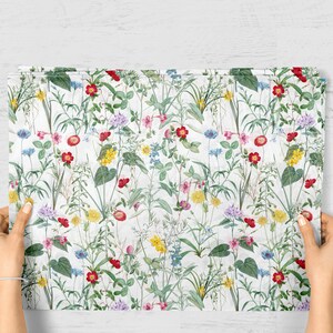 Sheets of wildflower tissue paper