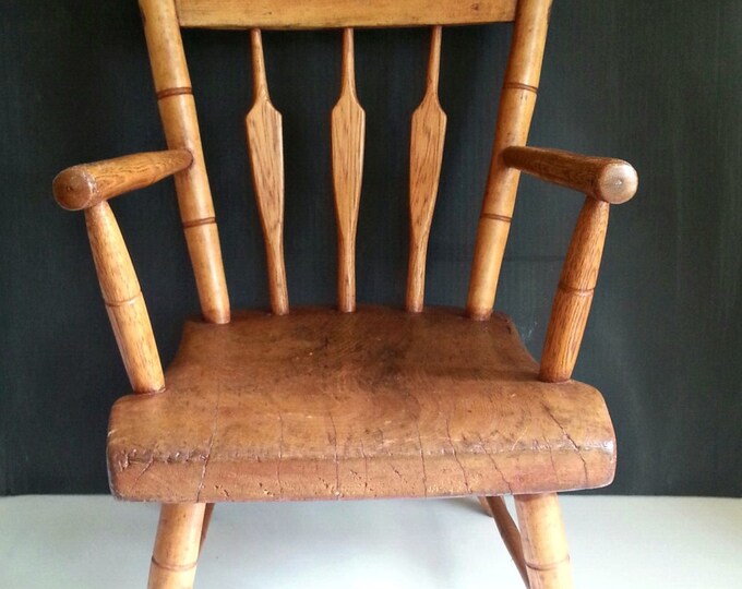 Antique Kids Chair Vintage Kids Chair Kids Chairkids Chair Etsy